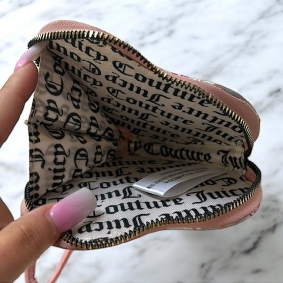 Juicy Couture Holographic Heart Wristlet - Picture 3 of 3